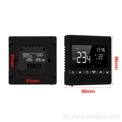 Elektronische drahtlose digitale Temperaturanzeige